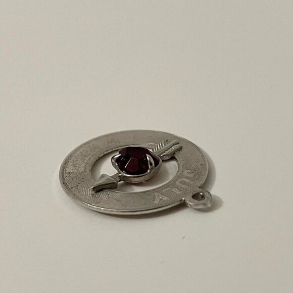 Vintage Sterling Silver RJL July Brithstone Charm No Loop - Picture 5 of 12